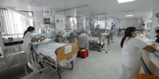 Foto de un hospital de Bogotá.