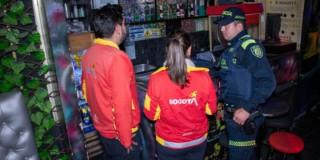 Foto de operativo en Engativá.