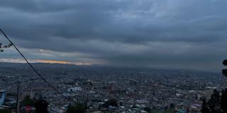 Foto panorámica de Bogotá