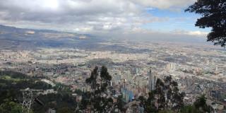 Foto panorámica de Bogotá 
