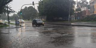 Foto de lluvias en Bogotá