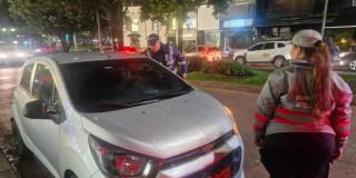 Foto de operativo en el norte de Bogotá