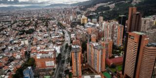 Foto panorámica de la ciudad de Bogotá, Colombia