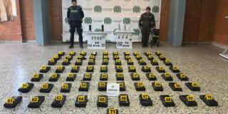 71 paquetes de marihuana encontrados