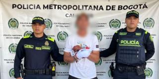 Foto del hombre capturado por presunta agresión a un policía en Suba.