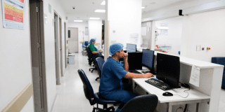 Foto de un hospital de Bogotá