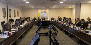 Imagen de la reunión de la Alcaldía con la Fiscalía