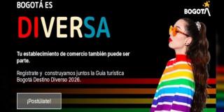 Imagen de la convocatoria para la ‘Guía Turística destino diverso 2026' en Bogotá
