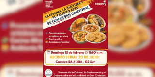 Imagen de la pieza gráfica de la Alcaldía Local de San Crstóbal