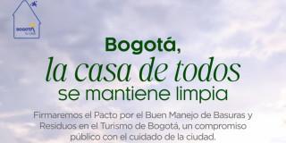 Imagen de la campaña 'Bogotá, la casa de todos se mantiene limpia'