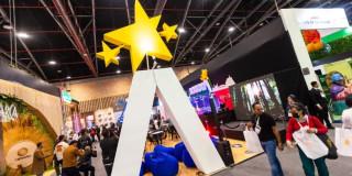 Foto del stand de Bogotá en la feria turismo Anato Corferias del 25 al 27 de febrero 2026