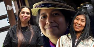 Mujeres de los diferentes pueblos con lenguas nativas que habitan Bogotá.
