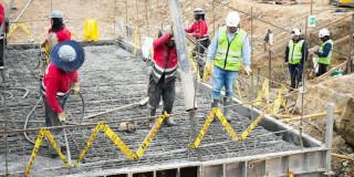 Foto de un frente de obra en Bogotá