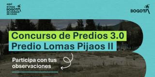 Imagen gráfica relacionada con el 'Concurso de Predios 3.0' 