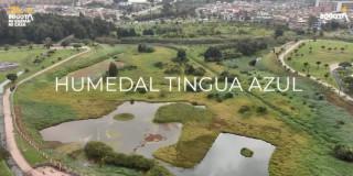 Foto que muestra el Humedal Tingua Azul