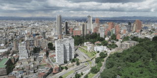 Imagen panorámica de Bogotá
