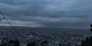 Imagen panorámica de Bogotá