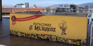 Imagen gráfica con el texto 'Patacones la Milagrosa' 