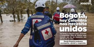 Personal de la Cruz Roja en inundaciones
