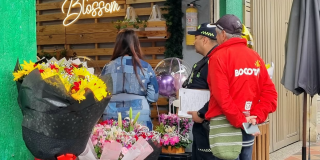 Imagen del acompañamiento a los comerciantes 