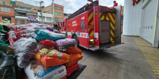 Imagen de las toneladas de ayuda para animales de Córdoba