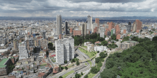 Imagen panorámica de Bogotá