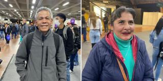 Historias de Martha Higuera y Wilfrido Pérez, personas mayores de 50 años en Megaferia de Empleo Bogotá.