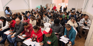 Foto de un grupo de ciudadanos de San Cristóbal 