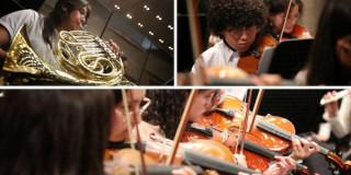 Imagen de niños en Centros Filarmónicos Locales