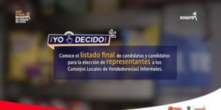 Conoce el listado definitivo de los Consejos Locales Vendedores Informales Bogotá 2026