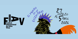 Imagen promocional del festival donde se observa el gallo imagen de la versión en 2026