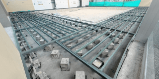 Imagen de las adecuaciones que se están realizando en el Complejo Acuático