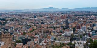Foto panorámica de la ciudad de Bogotá, Colombia
