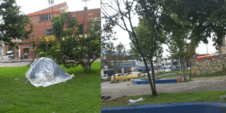 Fto de dos calles de la localidad de Barrios Unidos