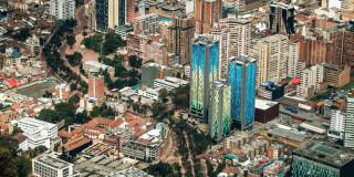Foto panorámica de la ciudad de Bogotá, Colombia