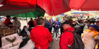 Foto de funcionarios del Distito en un operativo de control 