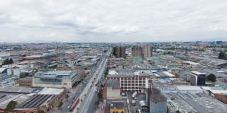 Foto panorámica de Bogotá