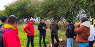 Foto de funcionarios de la Alcaldía Local de Sumapaz
