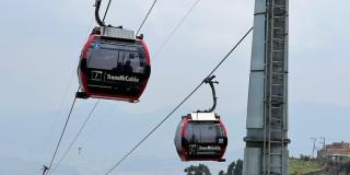 Foto de cabinas del TransMiCable de Ciudad Bolívar