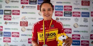 Camila Valbuena, ciclista del Equipo Bogotá 