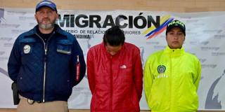 Foto del extranjero condenado por hurto en Bogotá que se escondía en un hotel.