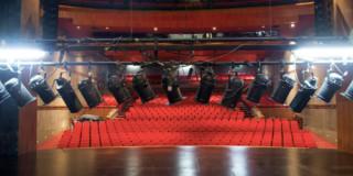 Foto de la sala de Teatro Nacional en Bogotá.