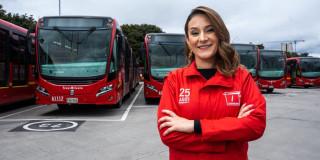 Foto de la gerente de TransMilenio