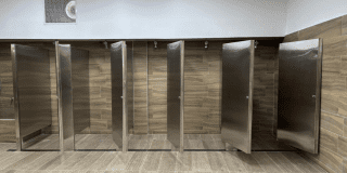 Imagen de las duchas nuevas