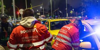 Gestores de Convivencia durante la salida de asistentes al Estéreo Picnic.
