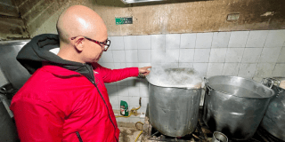 Foto de funcionarios del Distrito en operativo