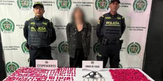 Hombre capturado con 1.100 dosis de cocaína