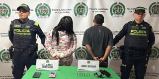 Capturados en Bogotá con un revólver y munición