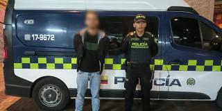 Capturado por la Policía de Bogotá tras hurtar un celular.