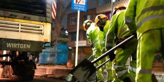 Foto de trabajadores del IDU 